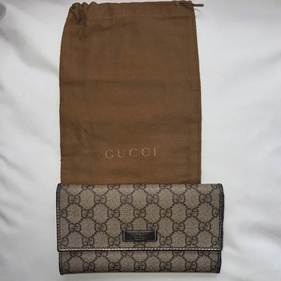 Vintage Gucci GG Plus Monogram Joy Continental
Flap Wallet - Picture 7 of 13